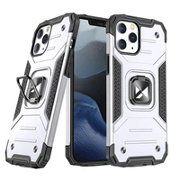 Wozinsky Ring Armor Case statīvs izturīgs viedtālruņa apvalks iPhone 13 mini sudraba
