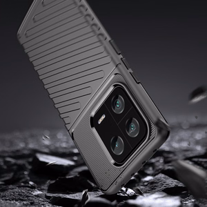 Thunder Case apvalks Xiaomi 13 Pro Silikona aizsargapvalks - melns