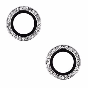 Rūdītais Stikls Ciets Dimants Kamerai (Objektīvam) Iphone 14/14 Plus/16e sudraba (objektīvi 2 gab.)