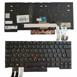 Keyboard Lenovo ThinkPad T490s, T495s, UK, ar backlight