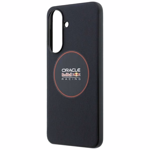 Red Bull vāks Samsung A57 (Meshed PU Red Ring & Metal Buttons) tumši zils