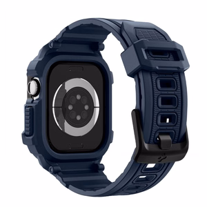 SPIGEN RUGGED ARMOR “PRO” V2 APPLE WATCH 10 / 11 (42 MM) tumši zils