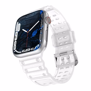 Siksniņa Triple Protection Apple Watch 38 / 40 / 41 mm aproce – caurspīdīga