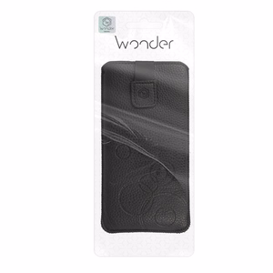 WONDER Deko somiņas maciņš (izmērs M) iPhone 5/Nokia 215 4G/225/5310 2020 melns