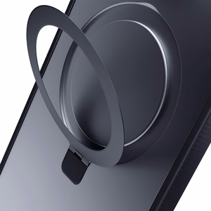 3mk Smoke magnētiskais viedtālruņa apvalks ar statīvu iPhone 17 - melns