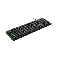 Wozinsky WKG-200 RGB membrānas spēļu tastatūra ar ritināšanas riteni - melna