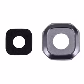 Samsung A310 A3 2016/A510 A5 2016/A710 A7 2016 lens priekš camera ar frame melns (pelēks) ORG