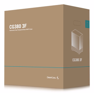 DeepCool CG380 3F Midi Tower korpuss, melns