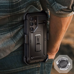 Supcase Unicorn Beetle Pro viedtālruņa apvalks Samsung Galaxy S25 Ultra - melns