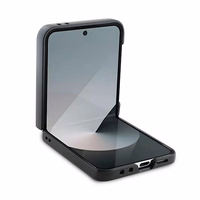 BMW Carbon Tricolor viedtālruņa apvalks Samsung Galaxy Z Flip 6 - melns