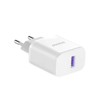 Dudao A20EU USB-A 18W tīkla lādētājs - balts + USB-A - Lightning kabelis