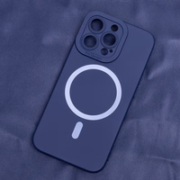 Silikona Mag futrālis iPhone 15 Plus 6,7" tumši zils