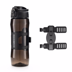 Rockbros S550H-1 700 ml termopudele ar magnētisko turētāju un stiprinājuma siksnu - melna