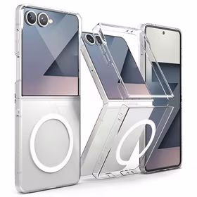 Ringke Slim magnētiskais MagSafe viedtālruņa apvalks Samsung Galaxy Z Flip 7 - caurspīdīgs