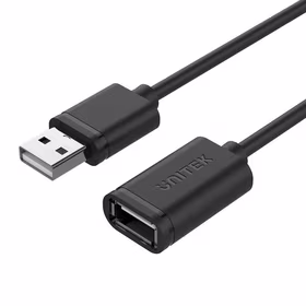 Unitek Y-C450GBK USB kabelis 2 m USB 2.0 USB A melns