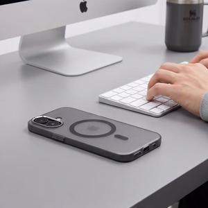 Tech-Protect MagZero MagSafe maciņš iPhone 17, matēti melns