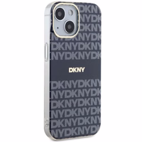 DKNY IML Mono un svītras Magnētiskais viedtālruņa apvalks iPhone 15 / 14 / 13 - zila