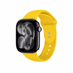 Crong Liquid siksniņa Apple Watch 38 / 40 / 41 / 42 mm, dzeltena