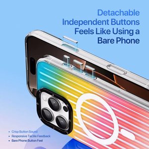 Чехол Dux Ducis Zest для Apple iPhone 16 Pro градиент радуга
