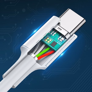 Ugreen US264 60518 USB-C / USB-C PD QC AFC kabelis 1m - balts