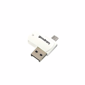 GOODRAM кардридер USB A + Micro USB ALL IN ONE M1A4 + карта памяти micro SD 32GB с адаптером SD