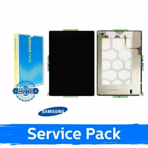 LCD ekrāns paredzēts Samsung X610 / X616 Tab S9 FE Plus melns (Service Pack)