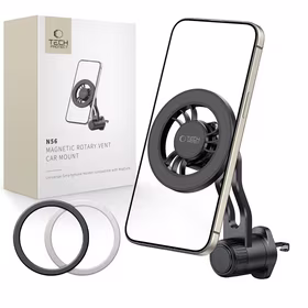 Tech-Protect N56 MagSafe magnētiskais automašīnas ventilācijas turētājs - melns