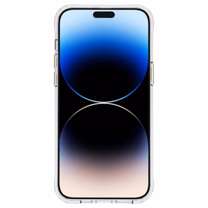 Rifle Paper Clear vāciņš ierīcei iPhone 14 Pro, ar zelta krāsas rotājumu, ar “Rose Garden” rakstu