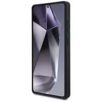 Mercedes Silikona Kontrasts izliekumi Magnētiskais apvalks Samsung Galaxy S25 Ultra - melns