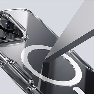 Nillkin Nature Pro Magnētiskais viedtālruņa apvalks ar MagSafe iPhone 16 - caurspīdīgs un balts