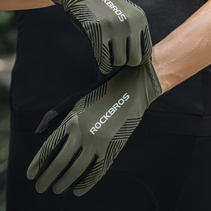 Rockbros cycling gloves spring/summer/autumn, full, size: S - green