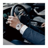 DUX DUCIS pulksteņa siksna MILANESE nerūsējošā tērauda magnētiskā 47 mm sudrabota