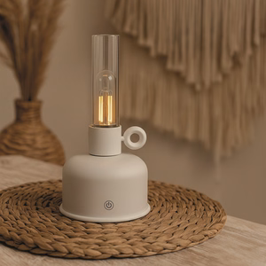 Forever Light Vintage Petroleum LED lampa FLR-05 gaiši bēša
