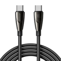 Joyroom Pioneer sērijas SA31-CC5 USB-C / USB-C 240W 1.2m kabelis - melns