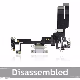 Uzlādes ports saderīgs ar Apple iPhone 14 ar elastīgo kabeli 100% oriģināls (Lietots)