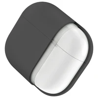 Uniq Lino silikona apvalks AirPods 4 - pelēks