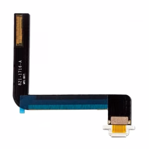 Charging Port Saderīgs ar Apple iPad Air / iPad 9.7'' / iPad 9.7'' 2018 Ar Flex / Melns / OEM