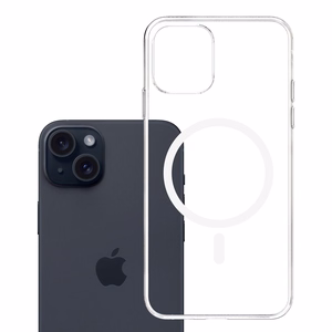 3mk Caurspīdīgs Magnētiskais apvalks Apple iPhone 15 - caurspīdīgs