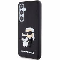 Karl Lagerfeld maciņš for Samsung Galaxy S24 Plus KLHCS24M3DRKCNK melns HC 3D RUBBER KC NFT
