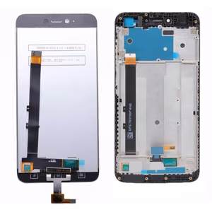 LCD Displejs Saderīgs ar Xiaomi Redmi Note 5A Melns ar frame HQ