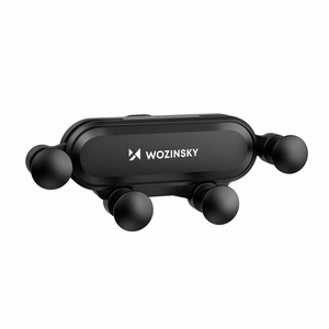 Wozinsky gravitācijas automašīnas telefona turētājs gaisa ventilācijai melns (WCH-05)