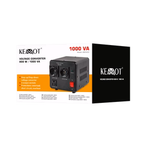 KEMOT sprieguma pārveidotājs, 800 W/1000 VA