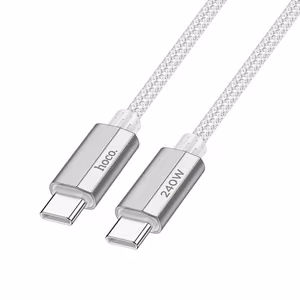 Cable USB C to USB C Hoco QC3.0 PD 5A 240W 1.8m U134 gray