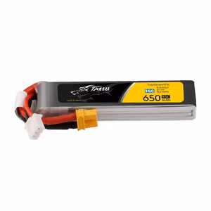 Lipo Tattu 2s 650 mAh 95C 7,6 V HV akumulators ar XT30 savienojumu, garā versija