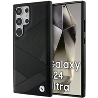 BMW BMHCS24L23RCGPK S24 Ultra S928 melna/melna cietais apvalks Paraksts Ādas Krustojošās Līnijas Raksts