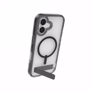 ZAGG Santa Cruz Snap KS MagSafe Maciņš with Stand iPhone 17 - Clear and Melns