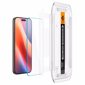 Spigen Glas.tR EZ Fit rūdīto aizsargstiklu komplekts iPhone 16 Pro Max / 17 Pro Max – 2 gab.