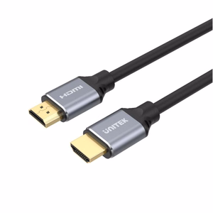 UNITEK C138W HDMI kabelis 2 m HDMI Type A (Standard) Melns, Pelēks