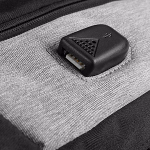 Modecom SMART 15 mugursoma, melna/pelēka, poliesters
