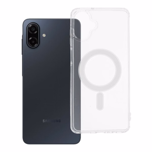 CLEAR MAG COVER viedtālruņa apvalks, saderīgs ar Magnētisko SAMSUNG A07 caurspīdīgs